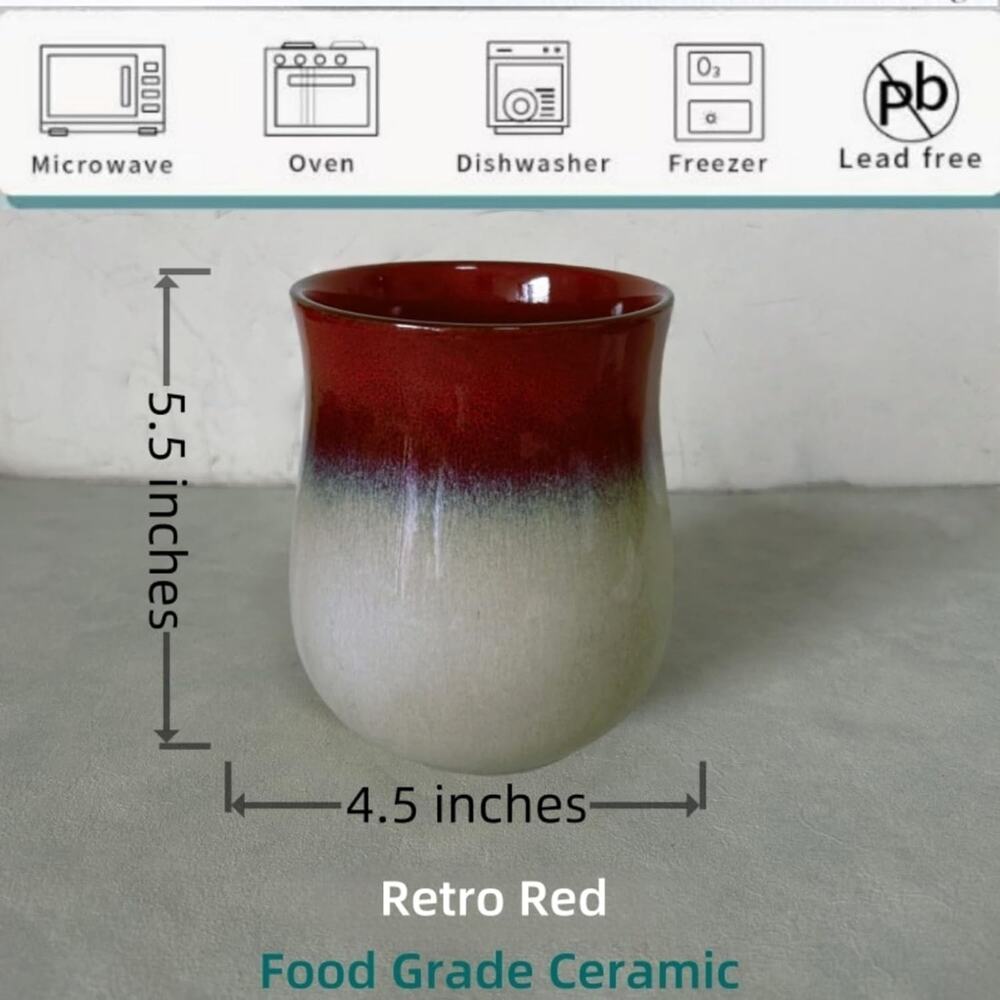 Short Kitchen Utensil Holder for Kitchen Counter, Ceramic Small Utensil Crock & - Picture 2 of 6